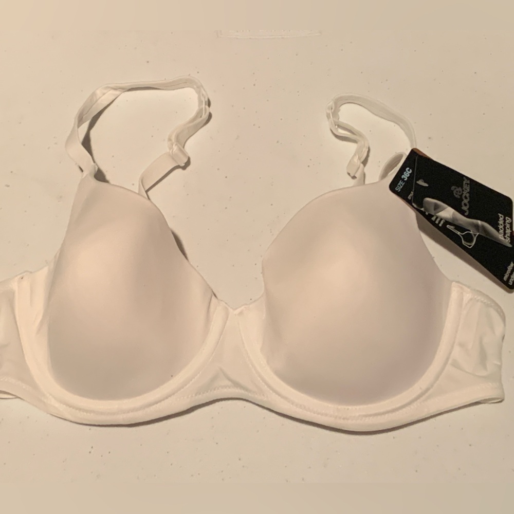 NWT Jockey padded shaped microfiber, underwire bra, 36C.